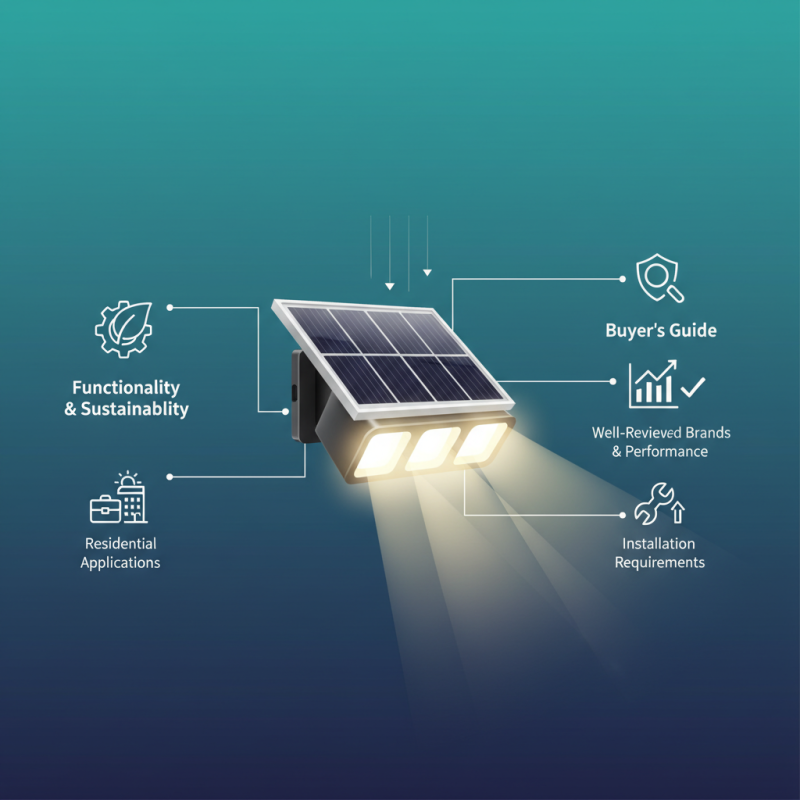 2026 Top 4 Head COB LED Solar Wall Light for Global Buyers