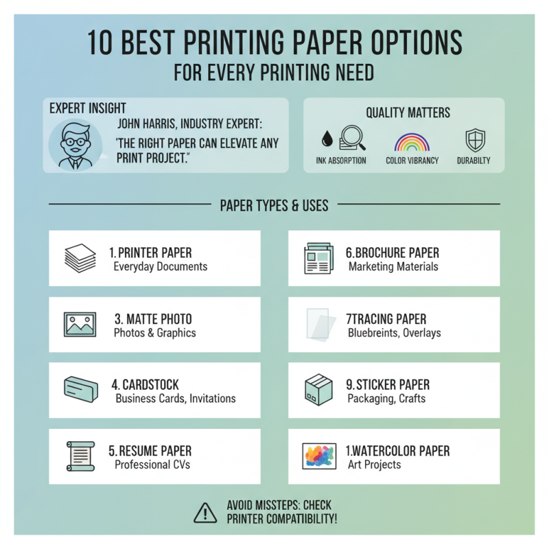 10 Best Printing Paper Options for Every Printing Need?