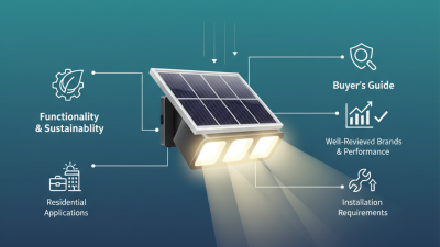 2026 Top 4 Head COB LED Solar Wall Light for Global Buyers