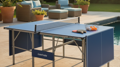 How to Choose the Best Foldable Ping Pong Table for Outdoor Use?