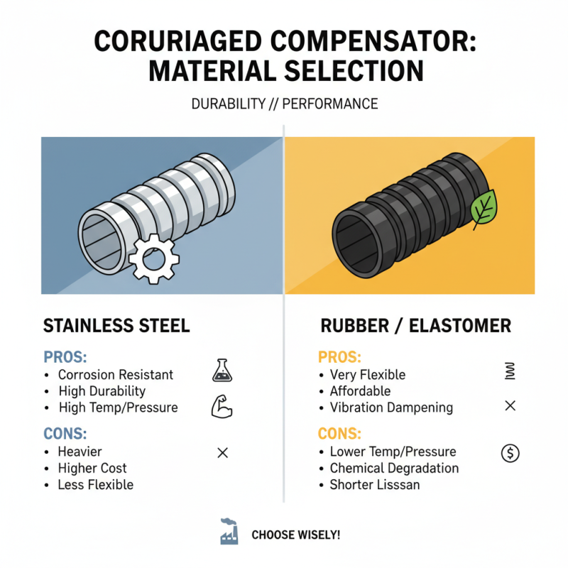 How to Choose the Right Corrugated Compensator for Your Needs?