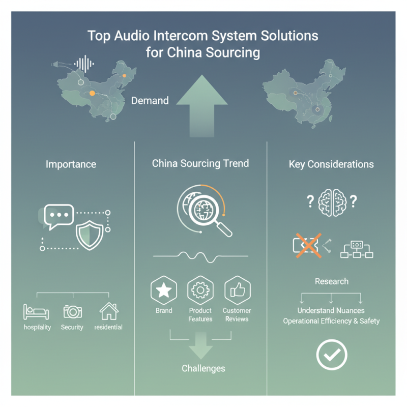 Top Audio Intercom System Solutions for China Sourcing?
