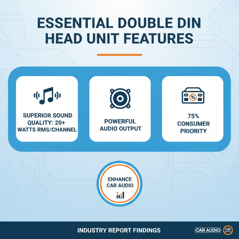 Top Double Din Head Unit Tips for Optimal Car Audio Experience?
