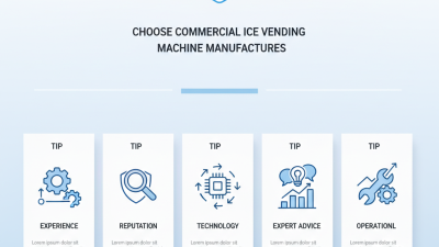 Top 5 Tips for Choosing a Commercial Ice Vending Machine Manufacturer?