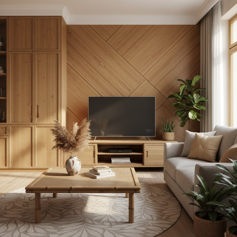 How to Use Bamboo Wood Veneer for Home Decor and Furniture Projects?