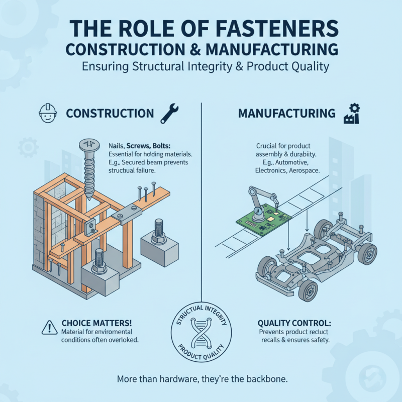 Why Fasteners are Essential for Construction and Manufacturing Success?