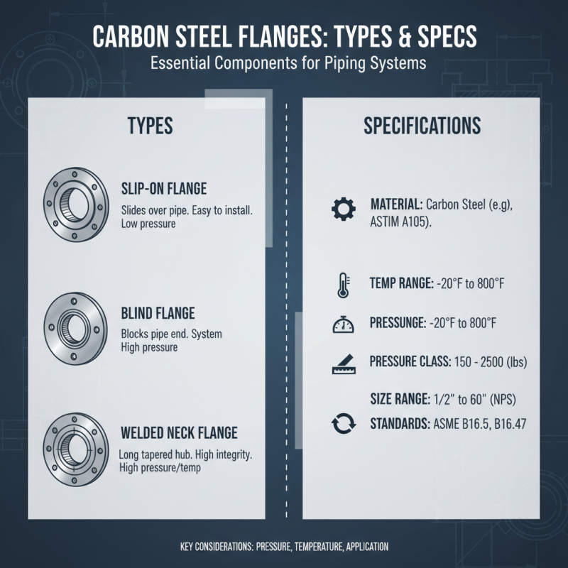 How to Choose the Right Carbon Steel Flanges for Your Needs?