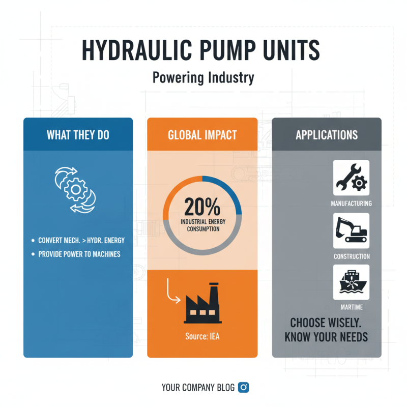 How to Choose the Right Hydraulic Pump Unit for Your Needs?