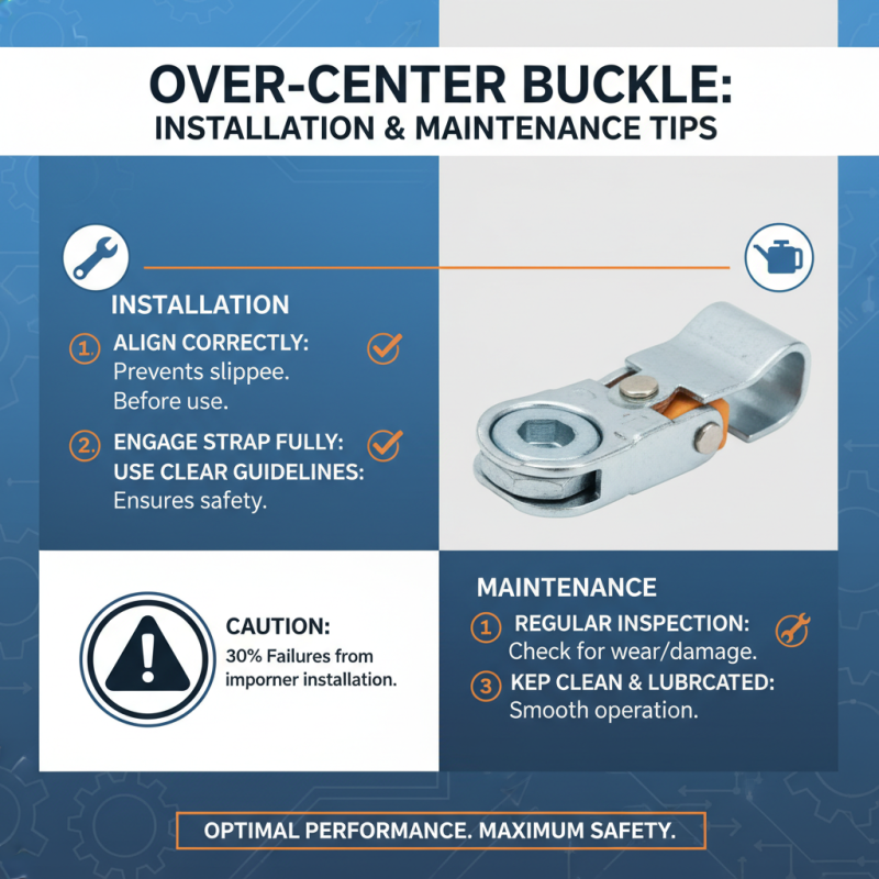 How to Choose the Best Over Centre Buckle for Your Needs?