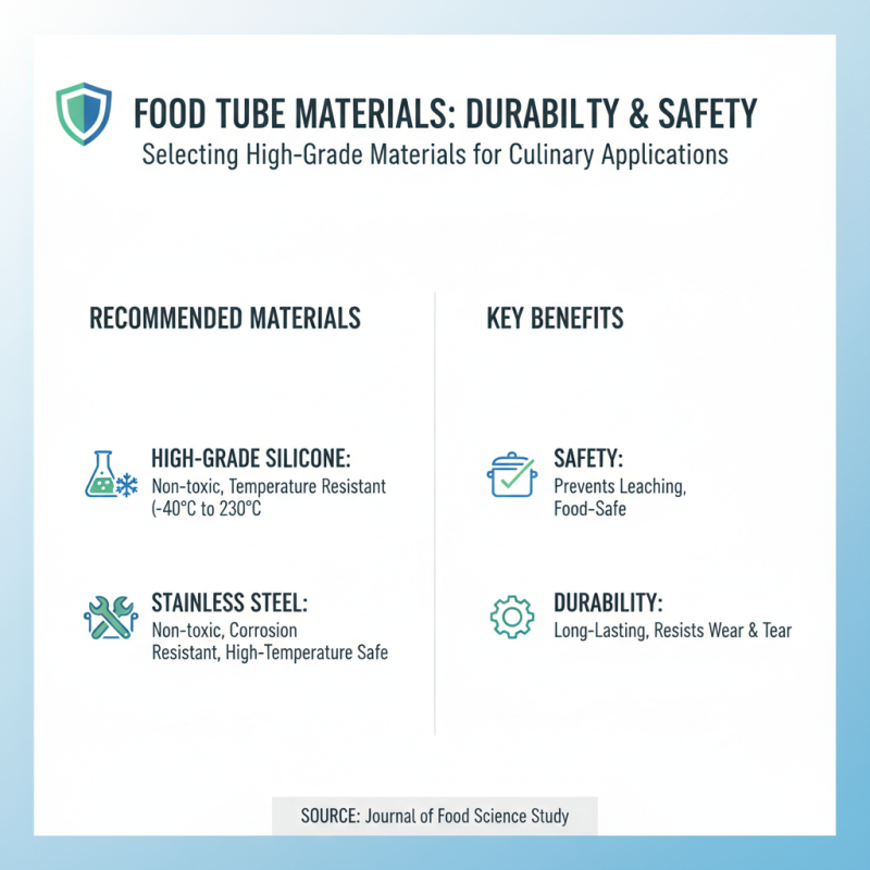 How to Choose the Best Food Tube for Your Culinary Needs?