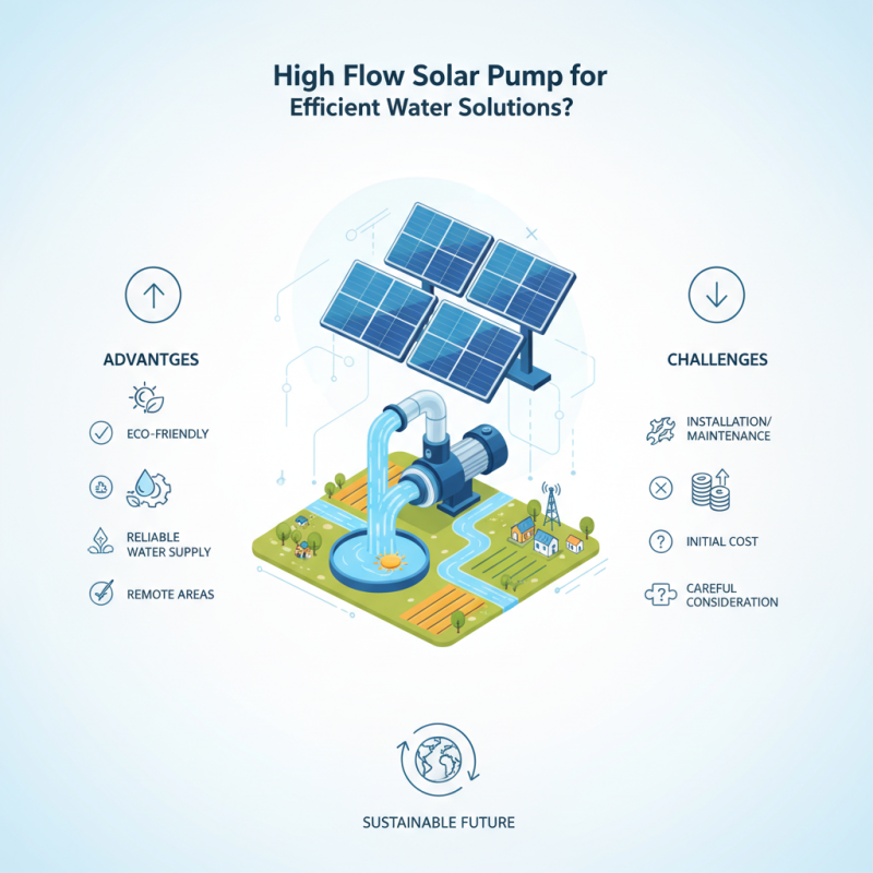High Flow Solar Pump for Efficient Water Solutions?
