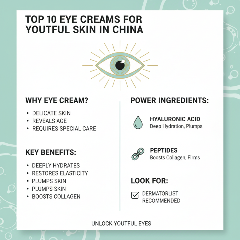 Top 10 Eye Creams in China for Youthful Radiant Skin?