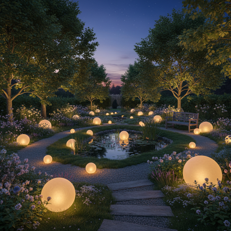 China Best Lawn Globe Lights for Your Garden Decor Ideas?