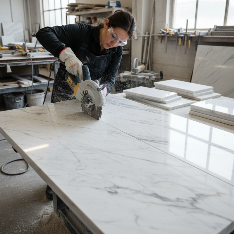 What is White Marble Slab and How to Cut to Size?