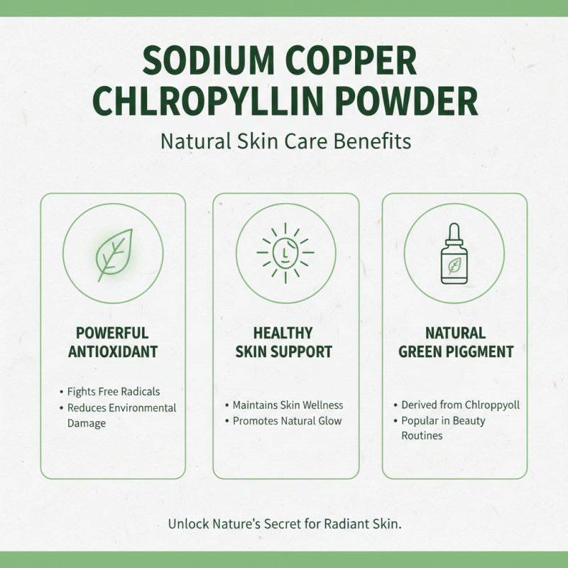 China Top Wholesale Sodium Copper Chlorophyllin Powder Benefits and Uses?