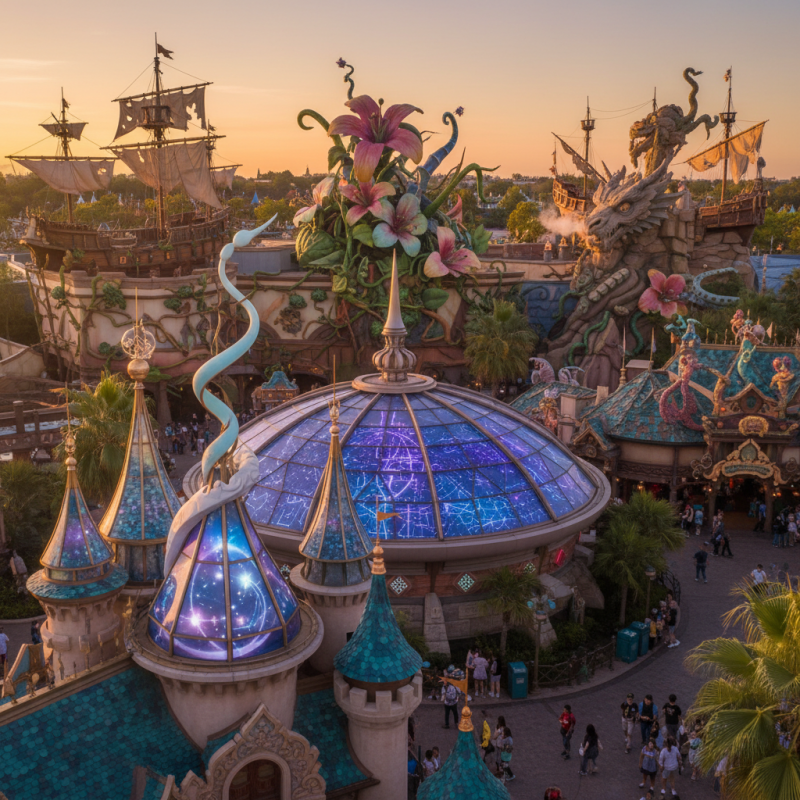 How to Choose Theme Park Roof Decoration Ideas for Your Project?