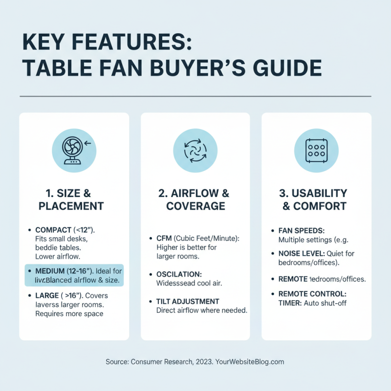 How to Choose the Best Table Fan for Your Needs?