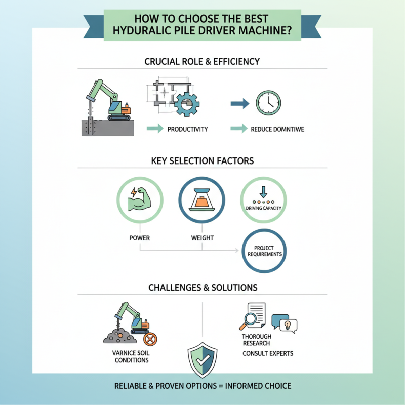 How to Choose the Best Hydraulic Pile Driver Machine?