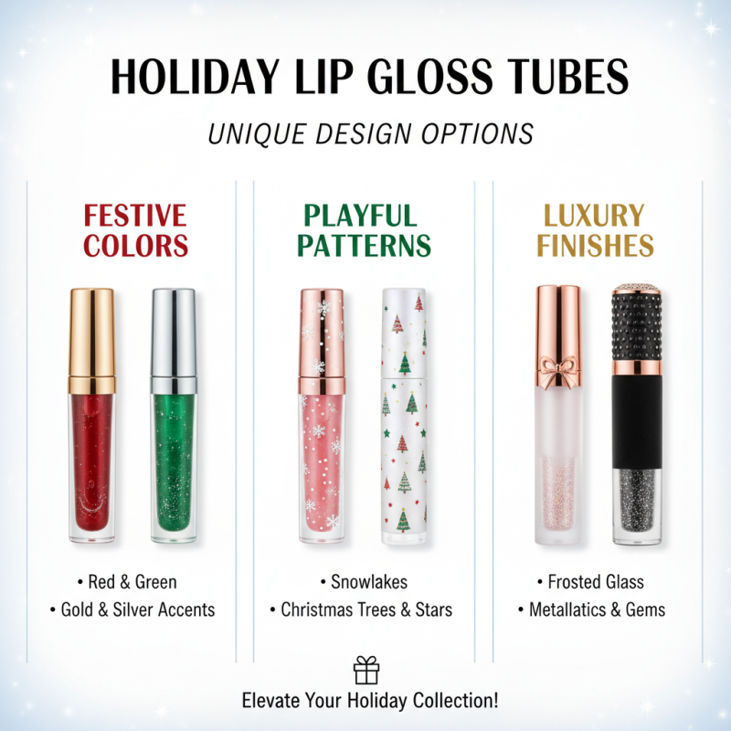 Why Choose Christmas Lip Gloss Tubes for Your Holiday Beauty Collection?