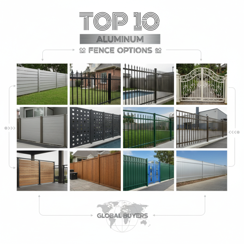 Top 10 Aluminum Fence Options for Global Buyers to Consider?