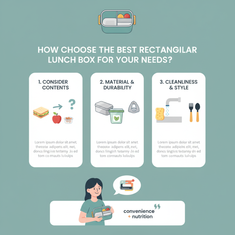 How to Choose the Best Rectangular Lunch Box for Your Needs?