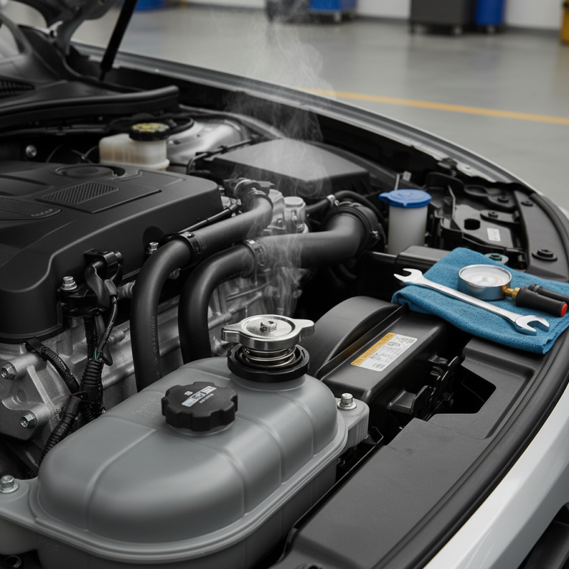 Why is the radiator pressure cap crucial for vehicle performance?