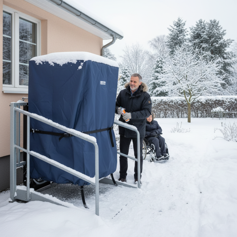 How to Weatherize Your Outdoor Wheelchair Lift for Winter Use?