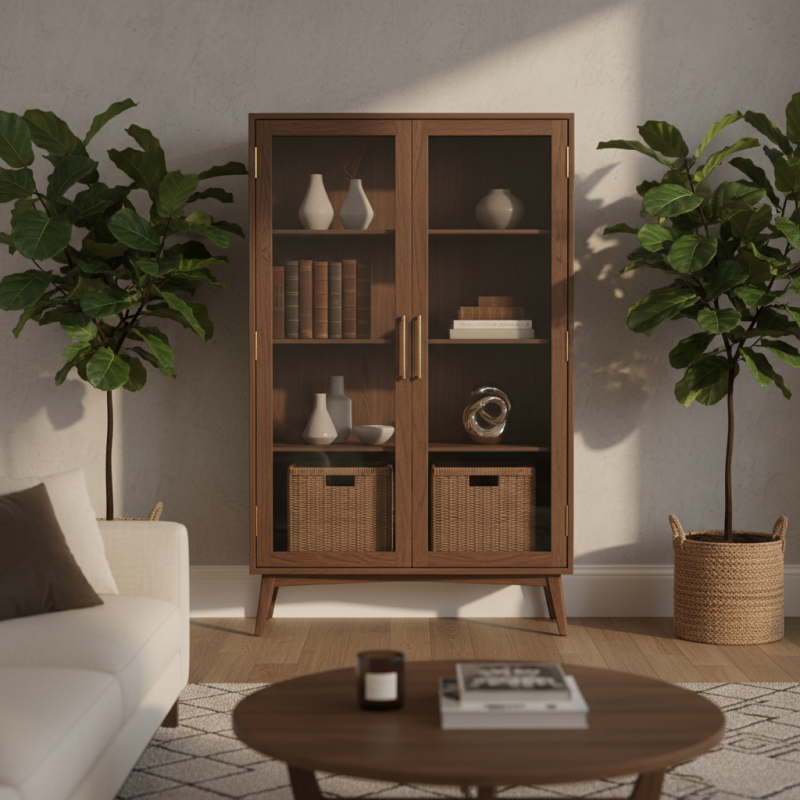 Best Glass Door Storage Cabinet Choices for Your Space?