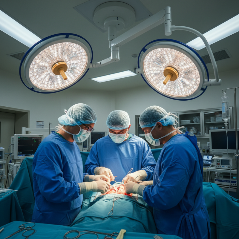 How does color rendering index CRI impact surgical outcomes?
