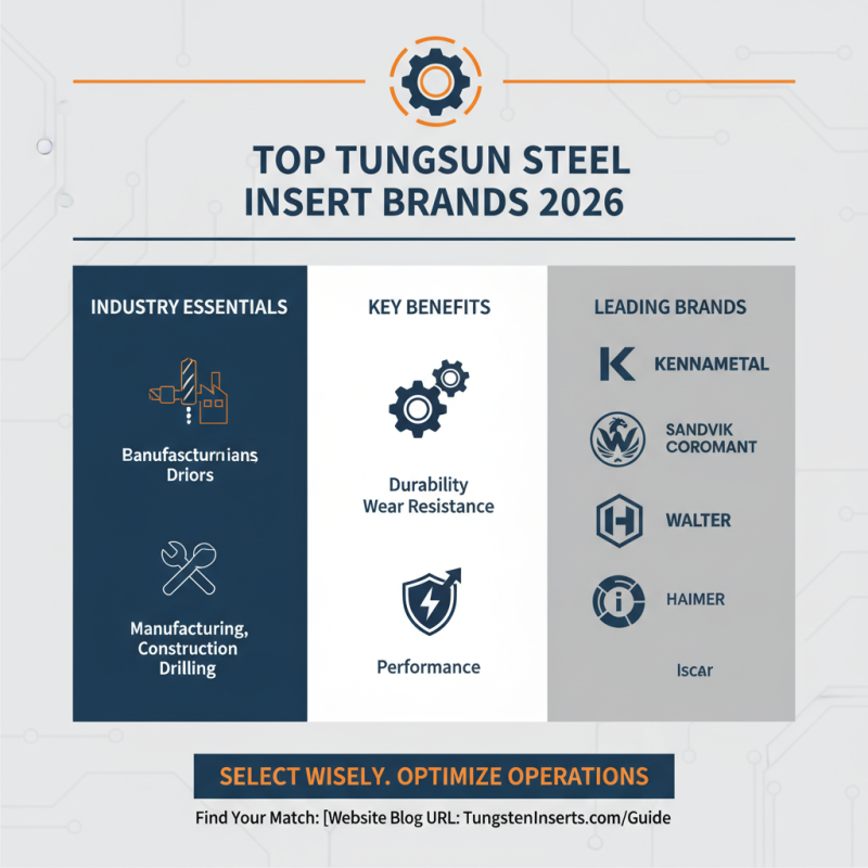 2026 Best Tungsten Steel Inserts for Global Buyers?