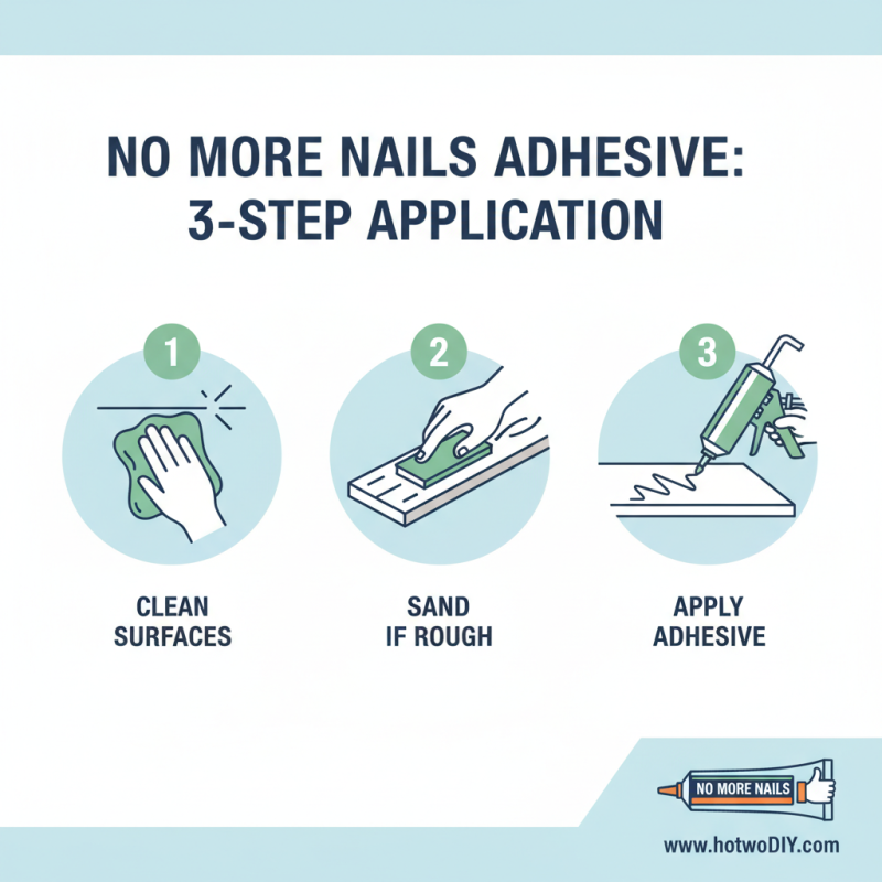 How to Use No More Nails Adhesive for Your DIY Projects?