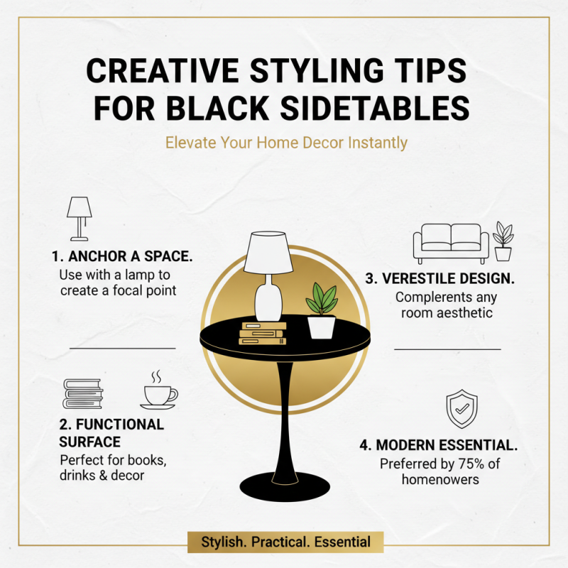 Top 10 Stylish Black Sidetable Designs for Your Home Decor Ideas?