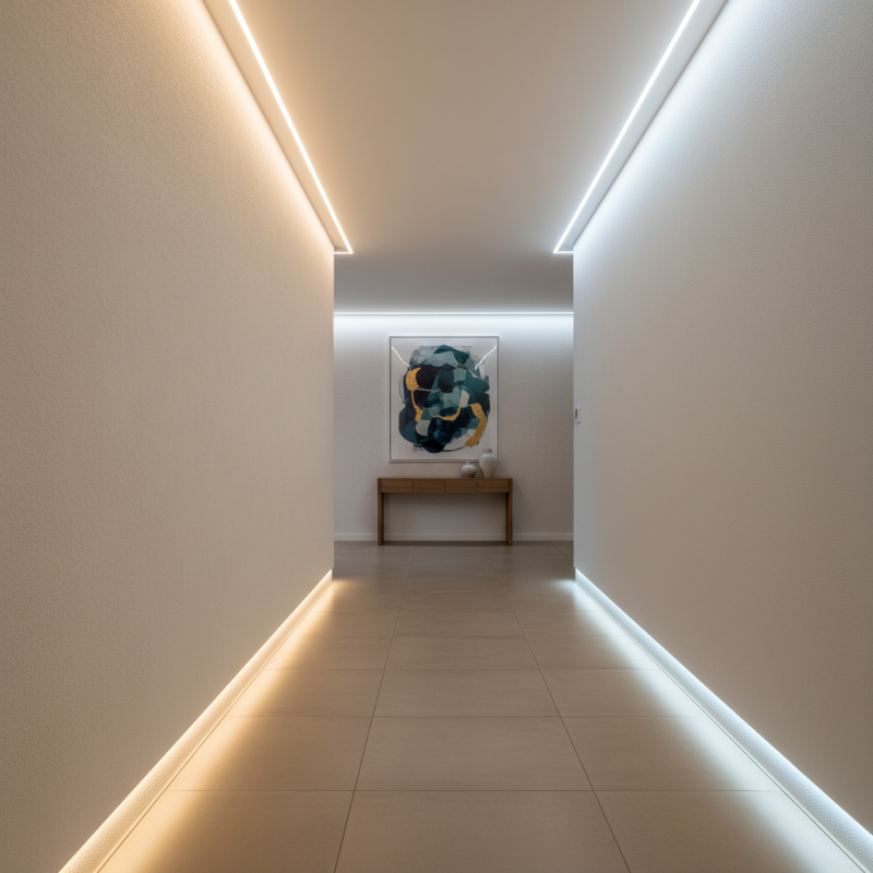 How to Create a Wall Wash Effect with Linear LED Lighting?