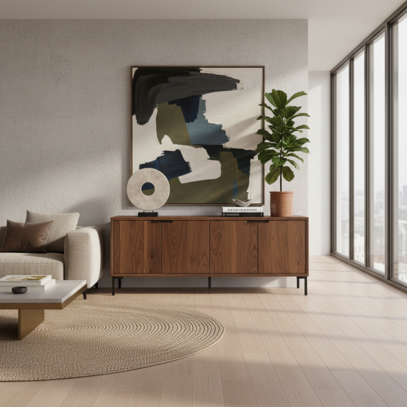 Top Solid Wood Credenza Designs for Modern Homes to Enhance Your Space?