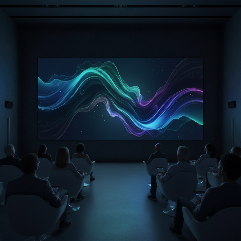 What is the ideal viewing distance for a P2.5 LED display?