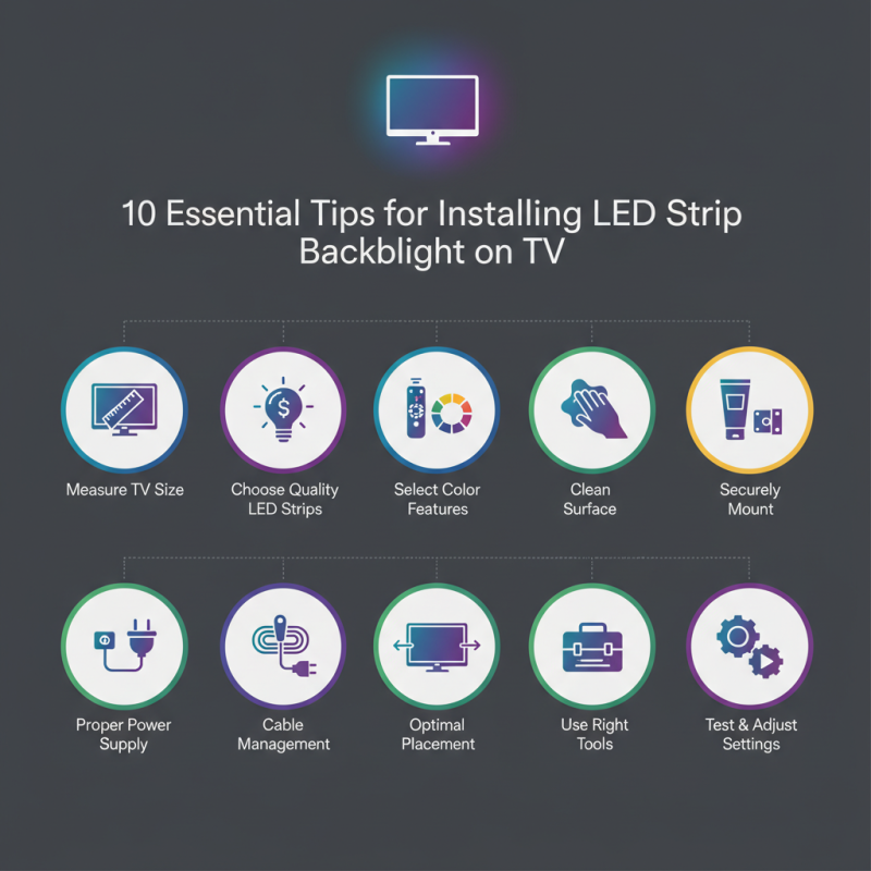 10 Essential Tips for Installing LED Strip Backlight on TV?