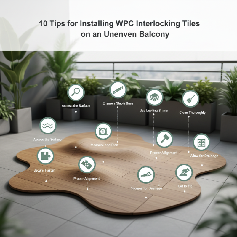 10 Tips for Installing WPC Interlocking Tiles on an Uneven Balcony?