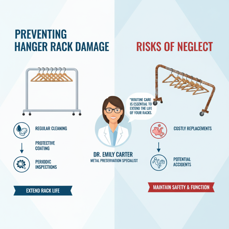 How to Prevent Hanger Racks from Rusting or Getting Damaged?
