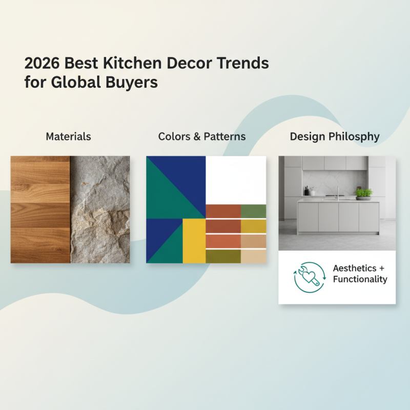 2026 Best Kitchen Decor Trends for Global Buyers?