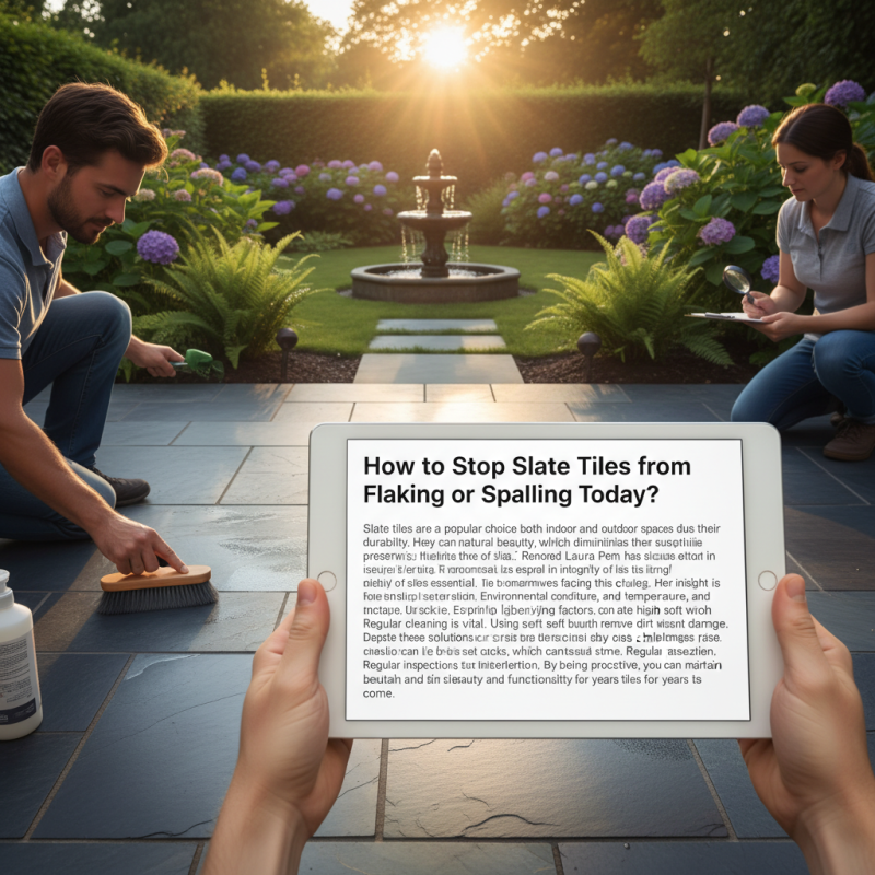 How to Stop Slate Tiles from Flaking or Spalling Today?