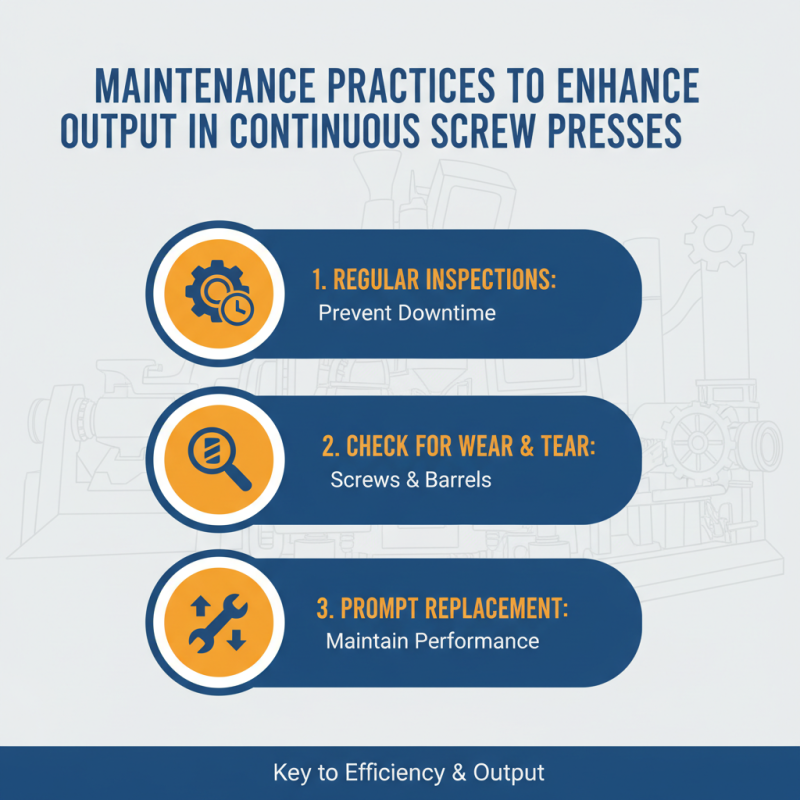 Continuous Screw Press Tips for Maximizing Efficiency and Output?