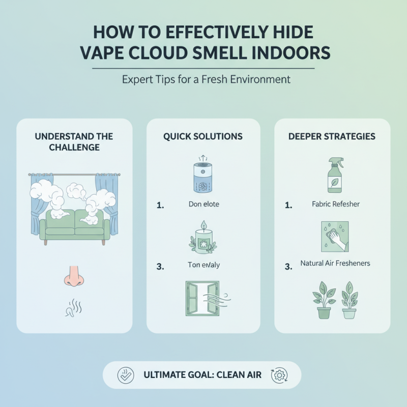 How to Effectively Hide Vape Cloud Smell Indoors?