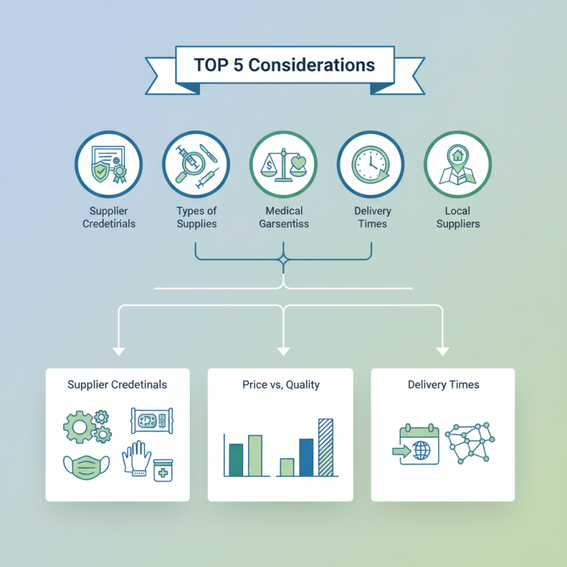 Top 5 Considerations When Sourcing Medical Supplies?