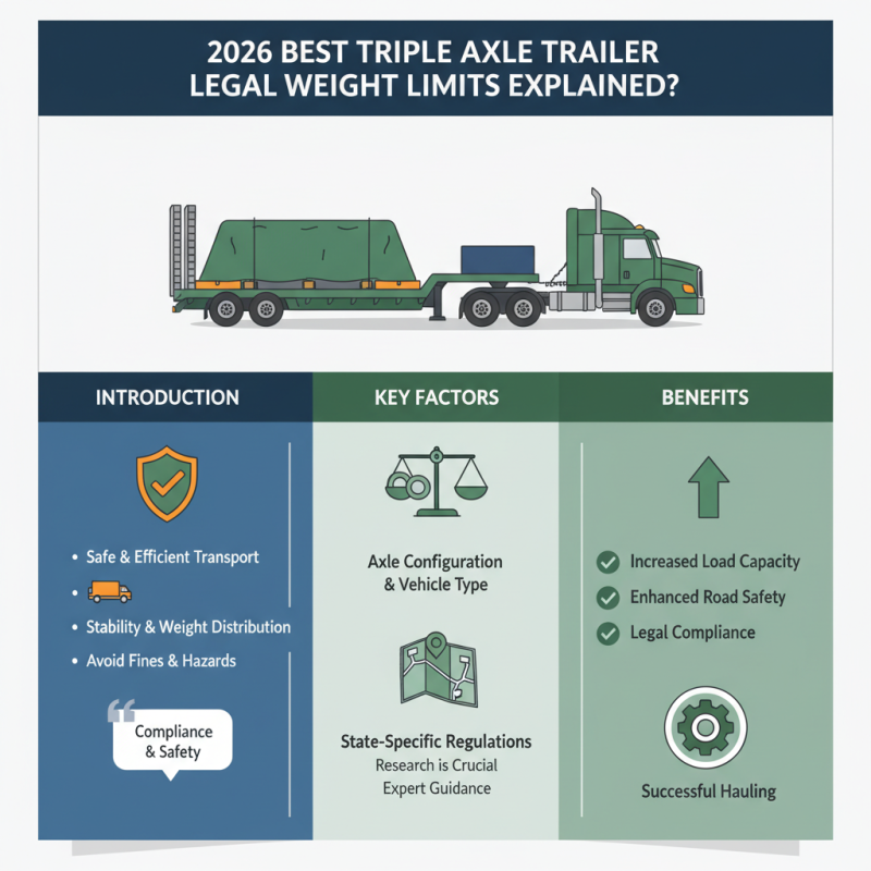2026 Best Triple Axle Trailer Legal Weight Limits Explained?