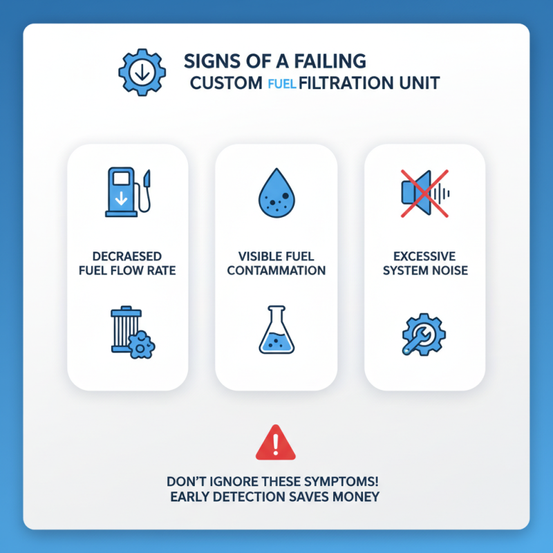 Signs of a Failing Custom Fuel Filtration Unit to Watch For?
