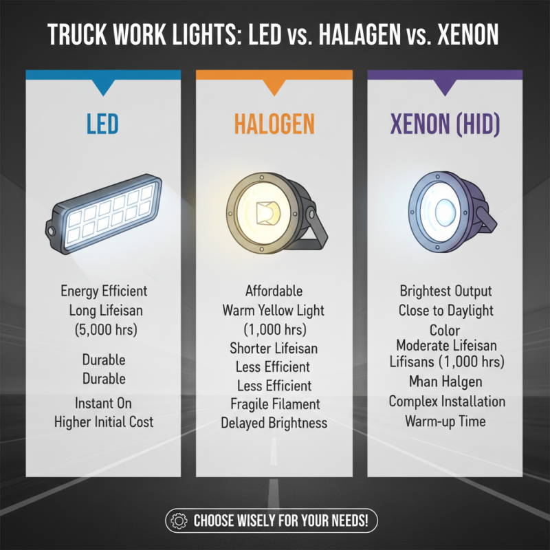 How to Choose the Best Truck Work Lights for Your Needs?