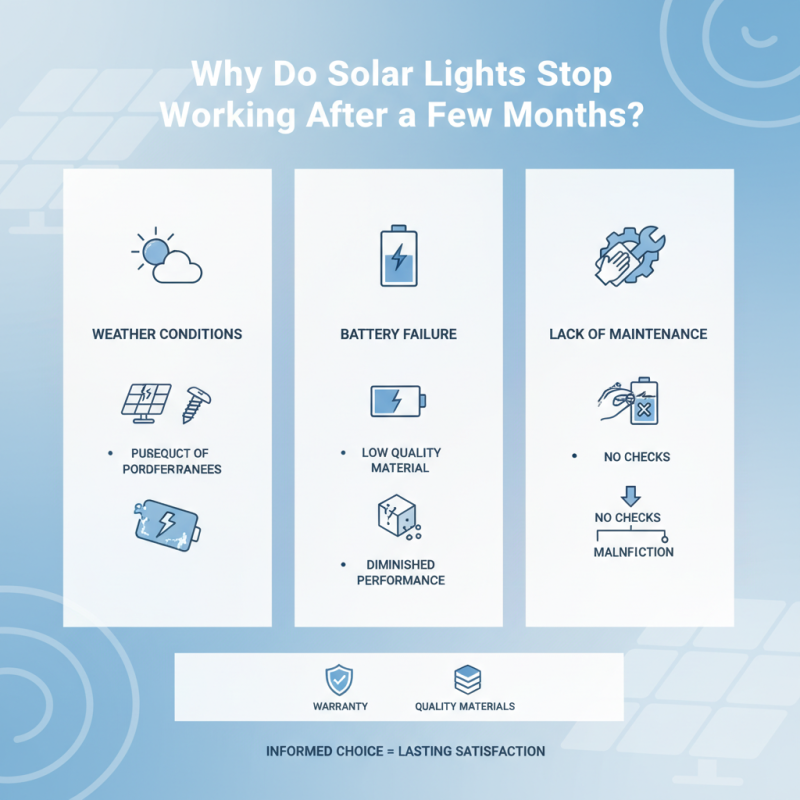 Why Do Solar Lights Stop Working After a Few Months?