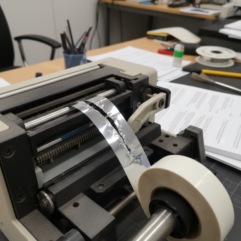 Why is My Ribbon Printer Snapping the Foil Solution?
