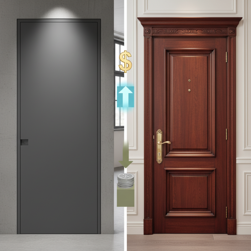 Why Are Minimalist Doors Priced Higher Than Traditional Wood Doors?