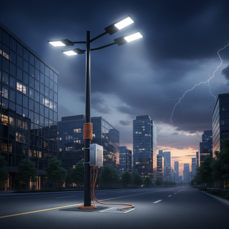 How to protect LED street lamps from lightning surges?